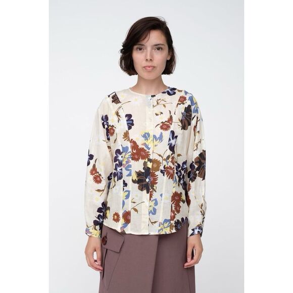 Sea New York Marghertie Button Down Blouse - Picture 1 of 5
